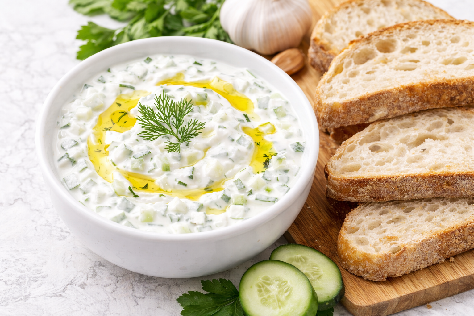 1. Tzatziki med bröd